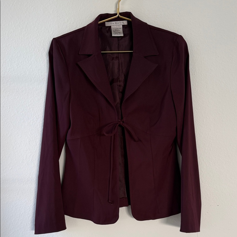 Vintage Burgundy Blazer/ top